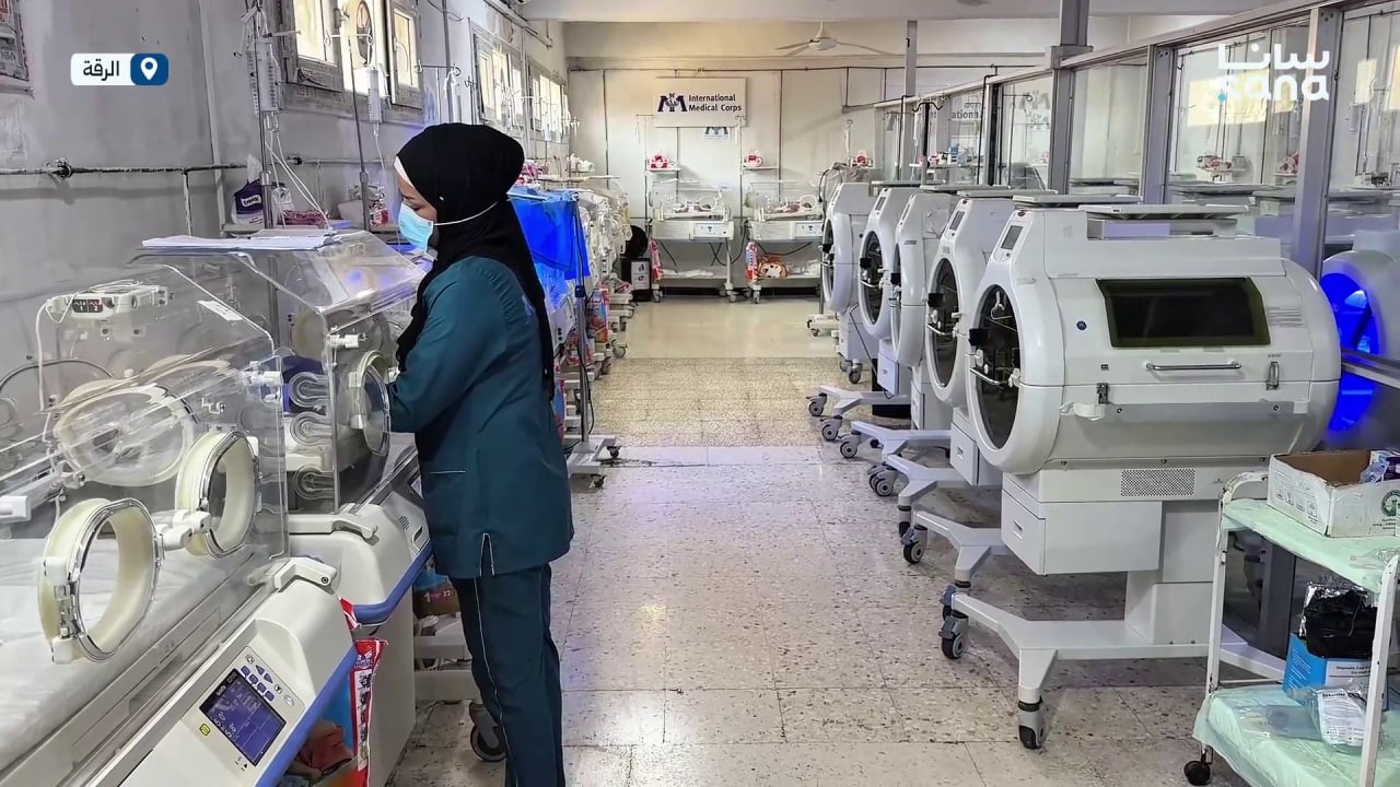 مستشفى الأطفال في الرقة يستقبل أكثر من 12 ألف طفل خلال أقل من شهر