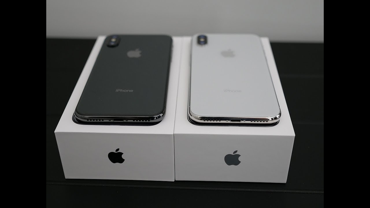 iphone x unboxing - Silver & Space Grey