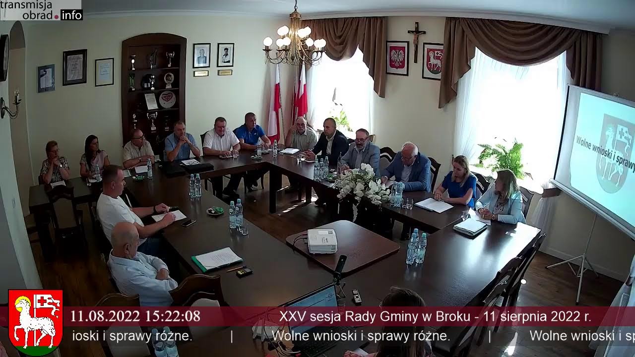 XXV sesja Rady Gminy w Broku - 11 sierpnia 2022 r.
