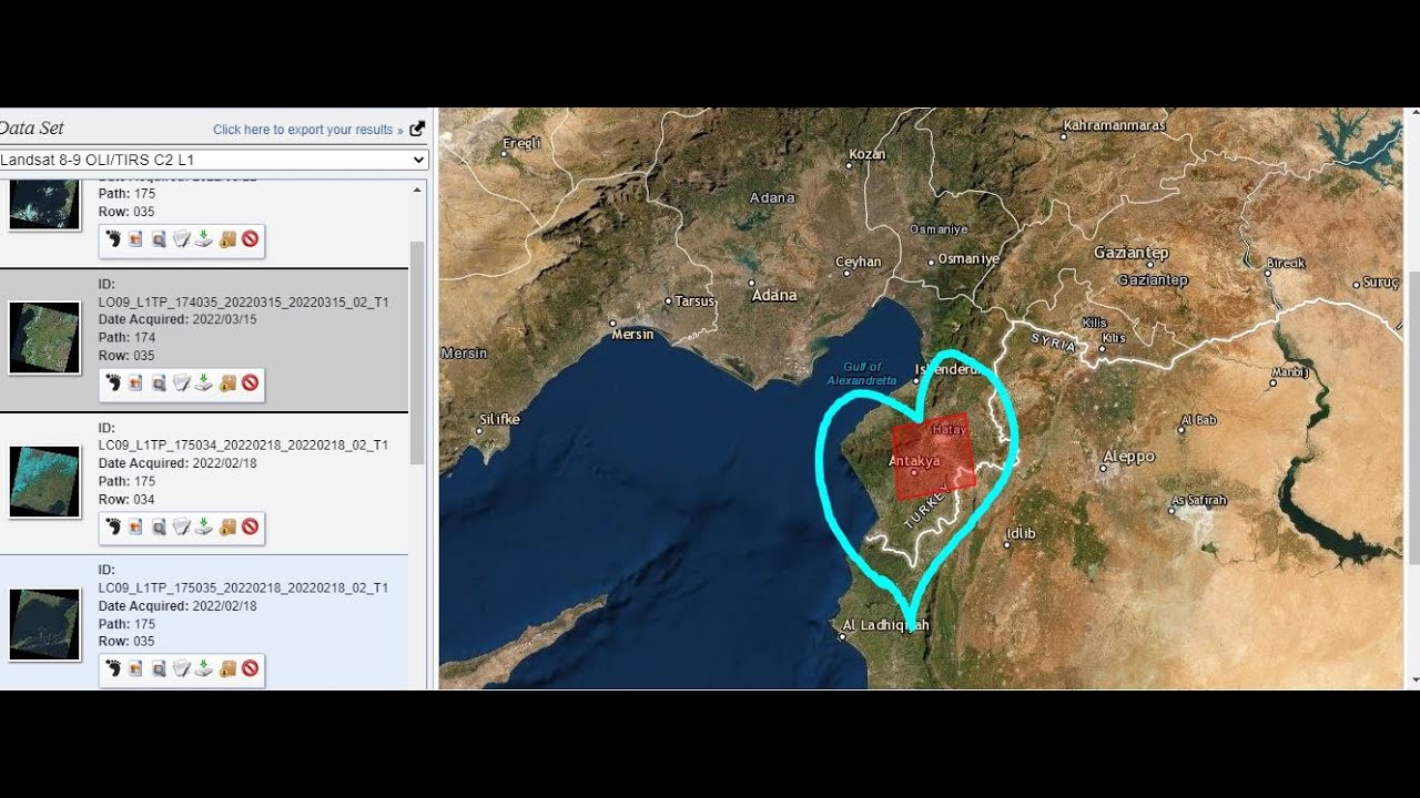 Uydu Görüntüsü İndirme ( Landsat-9)