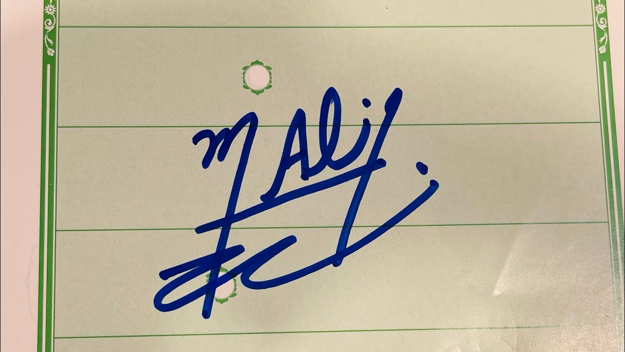 Signature of #Mudassar Ali #need any one signature || Comments your names