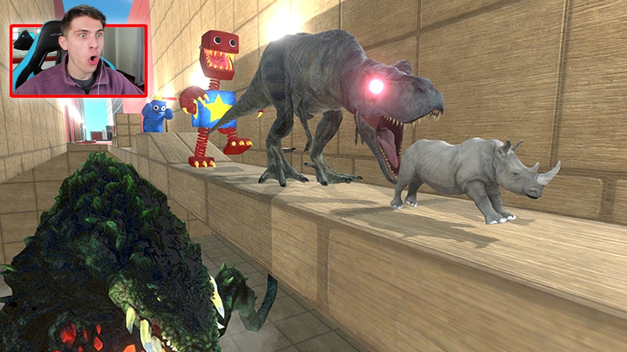 DESAFIO PASILLO MORTAL - ESCAPA DEL MORDISCO MONSTRUOSO - ANIMAL REVOLT BATTLE SIMULATOR