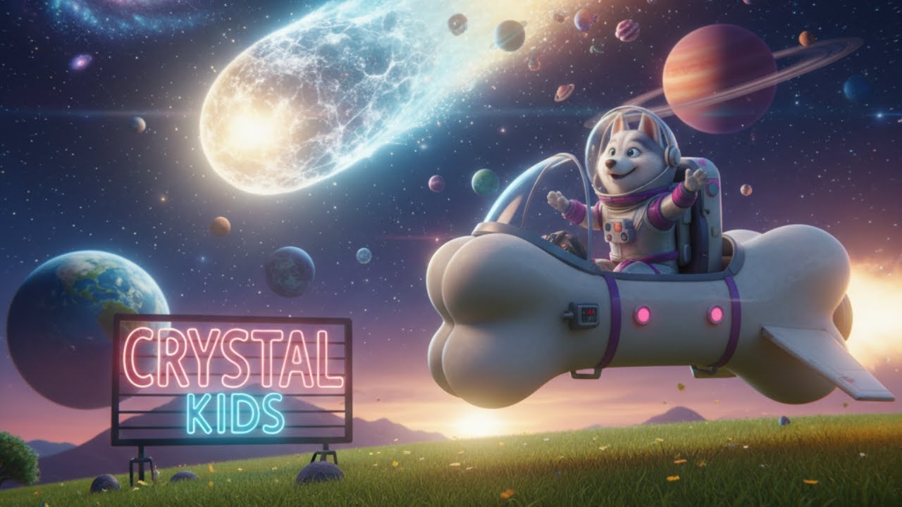 A Nave de Osso da Crystal Viagem às Estrelas 🌟  Kids Music