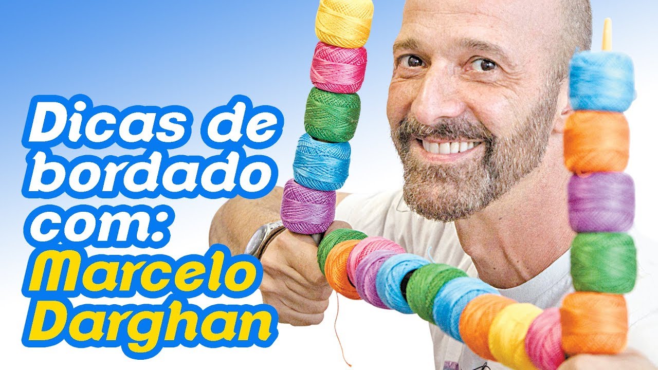 MARCELO DARGHAN ensina CUIDADOS com o BORDADO // Receitas Caseiras