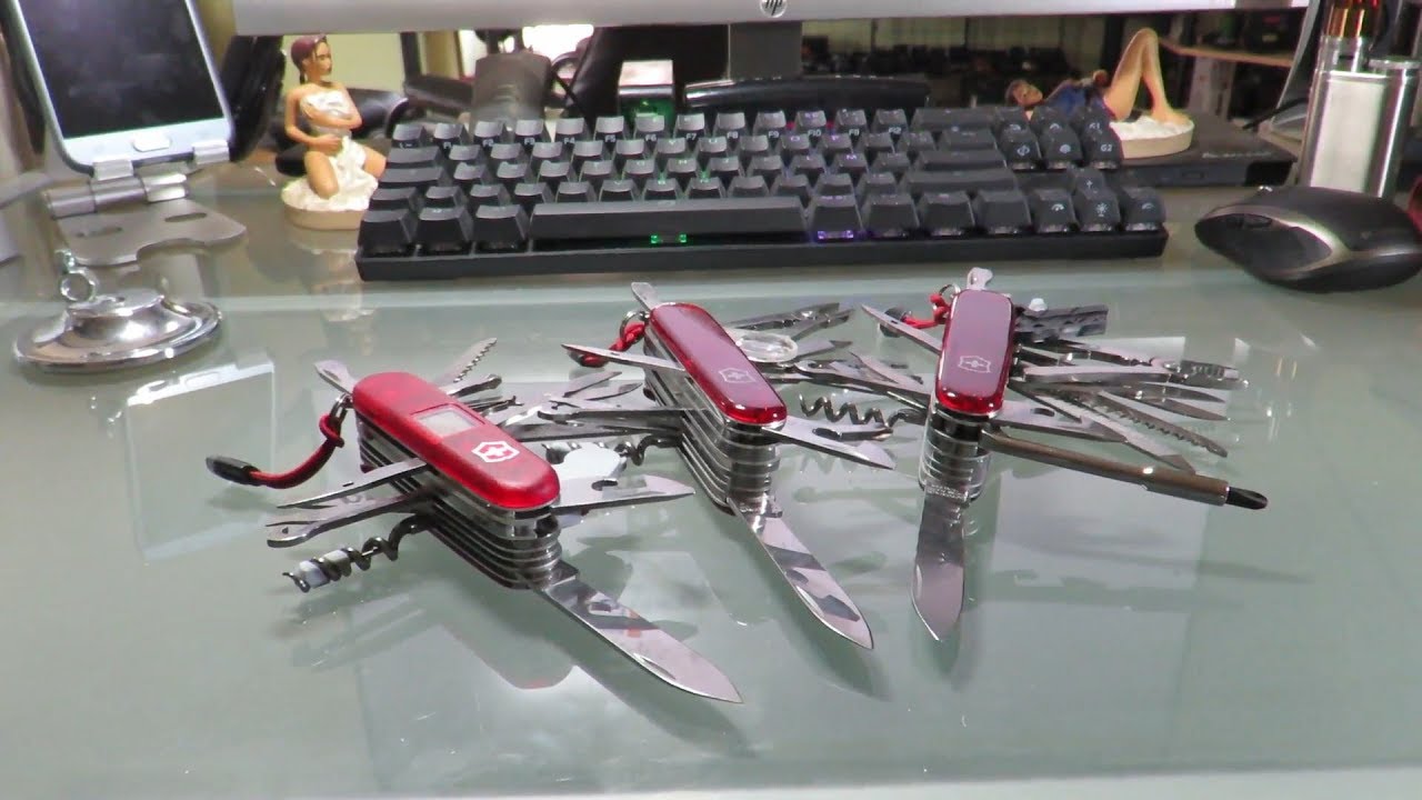 Victorinox SWISSCHAMP & CYBERTOOL L : Which one to choose? EDC's choice !