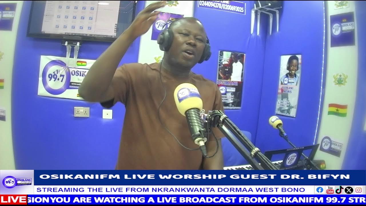 OSIKANIFM LIVE WORSHIP HOST REV J K FRIMPONG. 17/03/2026