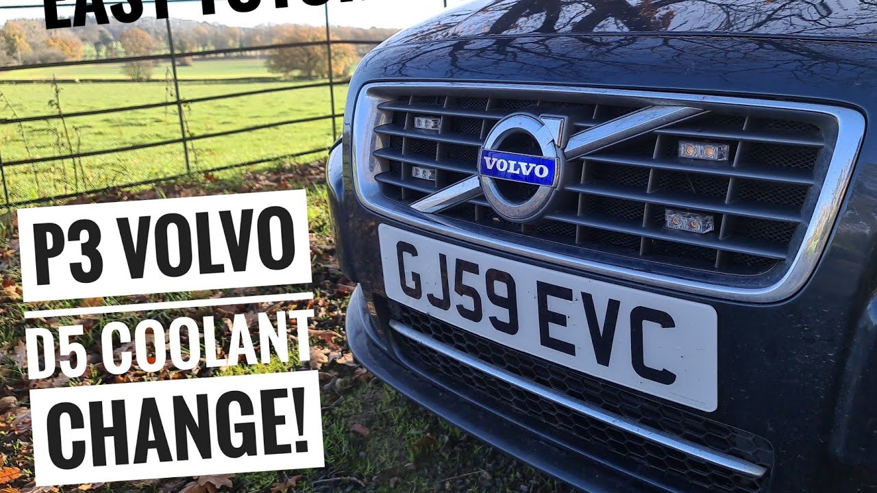 Замена охлаждающей жидкости Volvo D5 P3!! - Как заменить и промыть охлаждающую жидкость!! S80/V70...