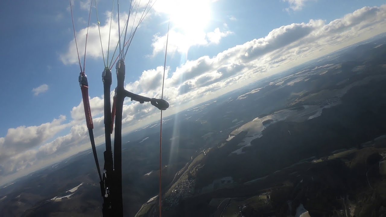 Gleitschirmfliegen in Hönningen im Winter Thermik bis 1000 Meter MSL im Februar Paragliding Deluxe