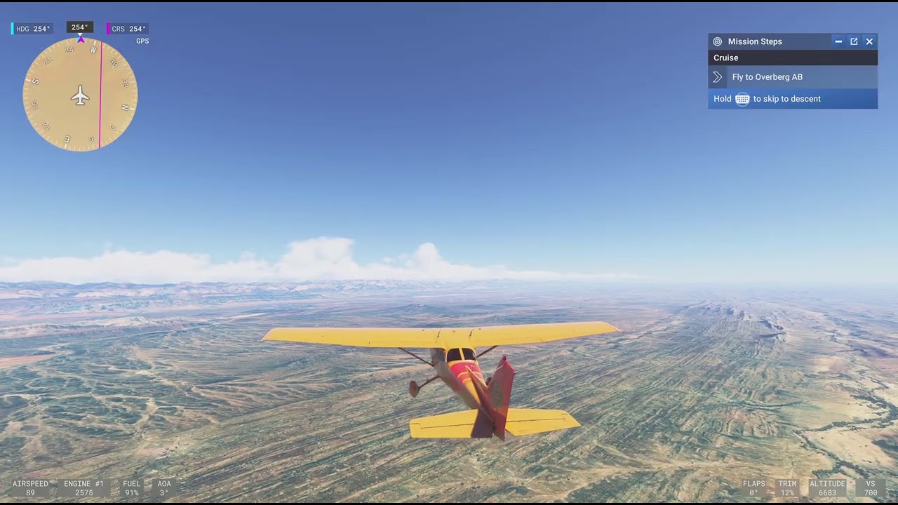 Microsoft Flight Simulator 2024_Cessna 172 Auto Pilot 1st time_GamePlay