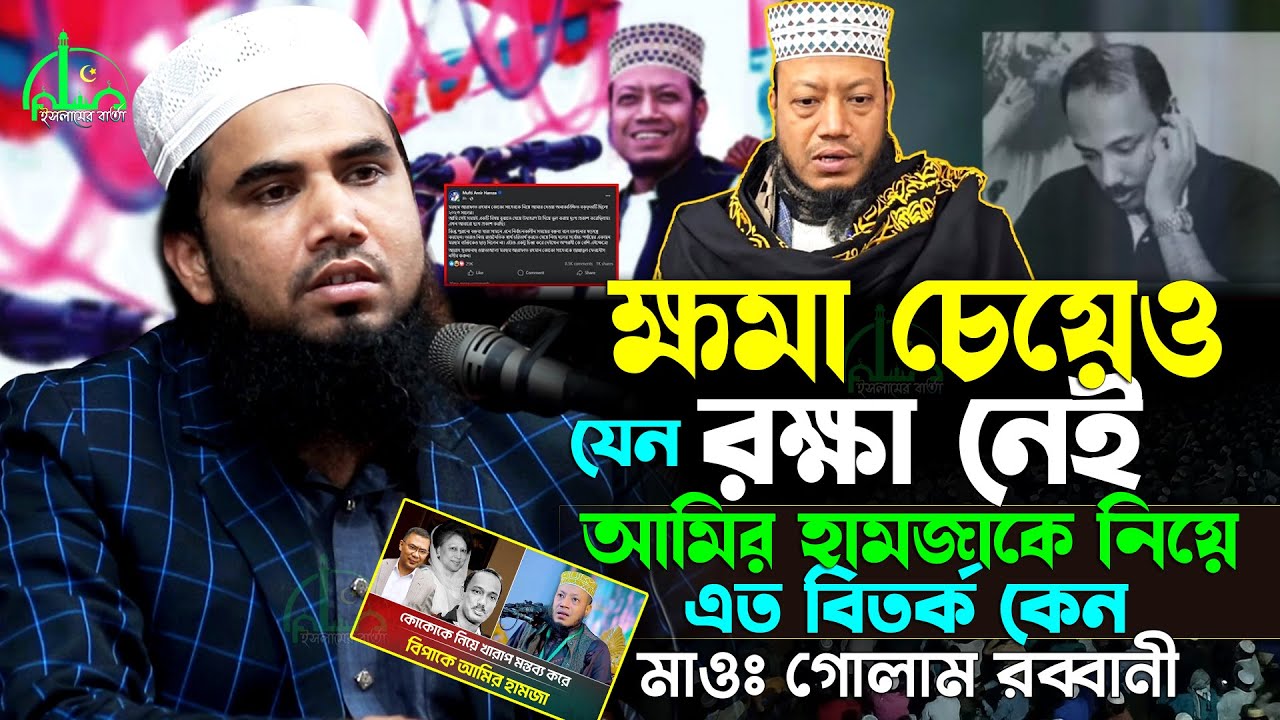 আমির হামজার উচিত তারেক রহমানের সাথে যোগাযোগ করা | গোলাম রাব্বানী ওয়াজ | Mufti Amir Hamza | koko