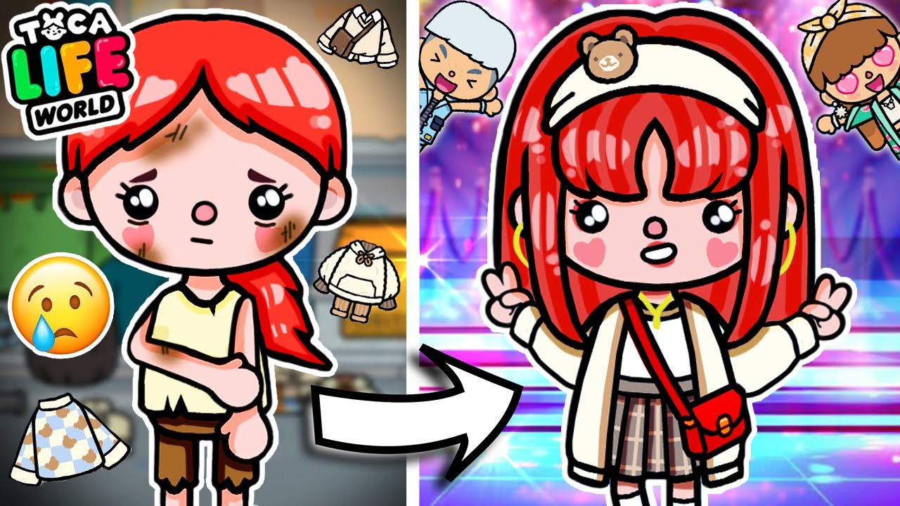 ARMES M&Auml;DCHEN WURDE ZU BEKANNTER MODE DESIGNERIN! Toca Boca Story Sad Deutsch
