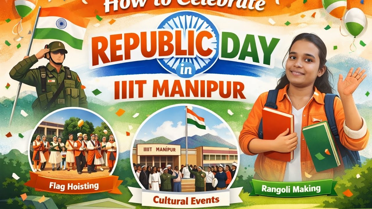 🇮🇳 Republic Day Celebration 2026 at IIIT Manipur – Honouring the Spirit of the Constitution 🇮🇳