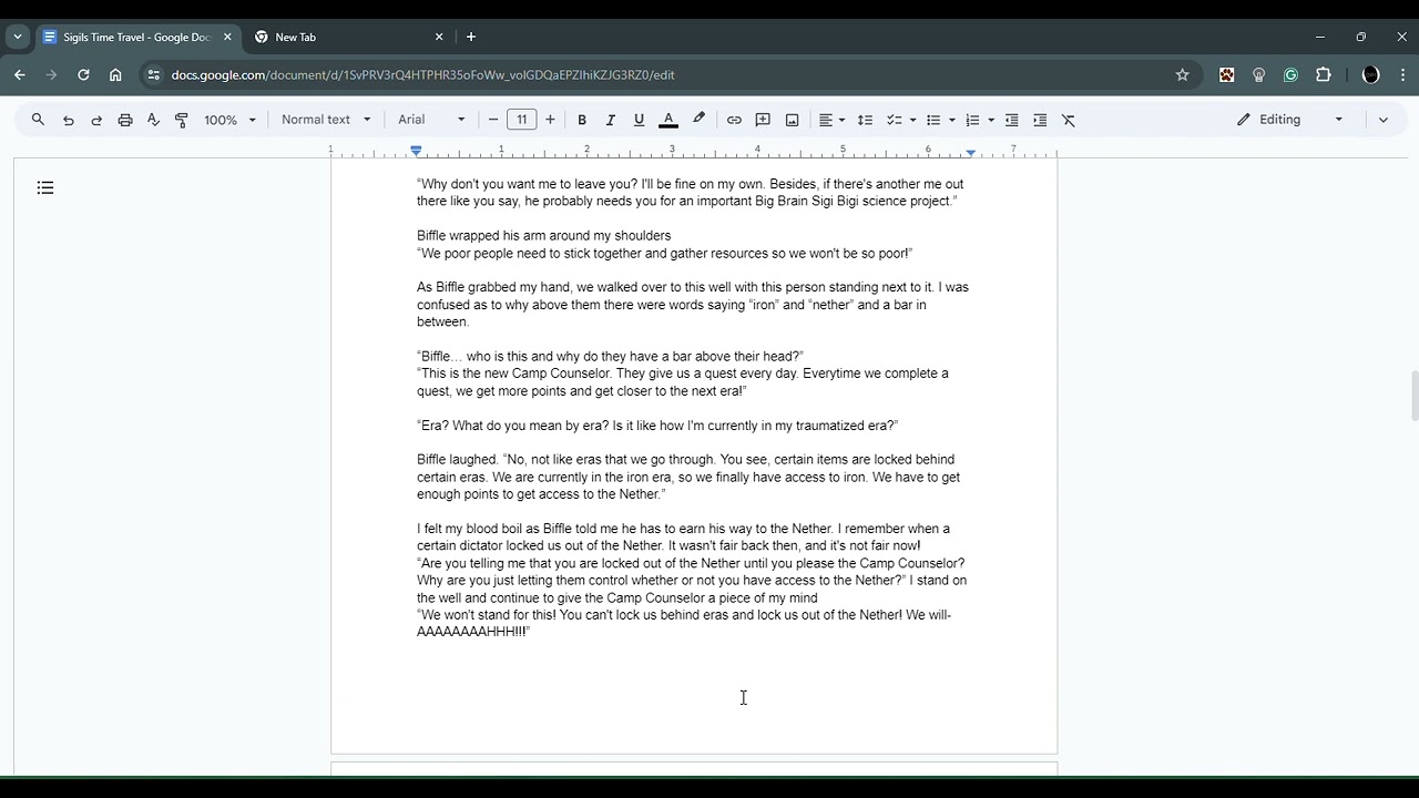 Reading a Camp Minecraft Fanfic: Sigils Time Travel (WARNING LOUD AUDIO)