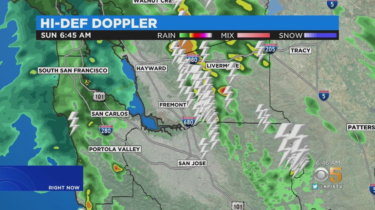 TODAY'S STORMY FORECAST: The latest from the KPIX 5 Weather Team
