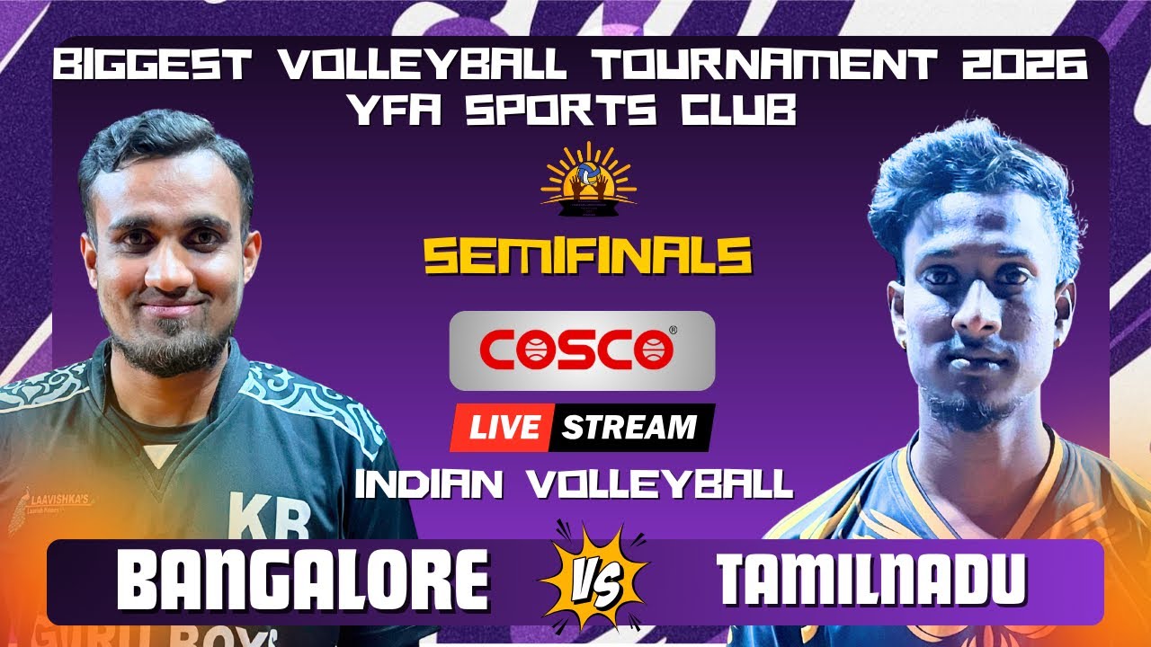 1st Semifinals 🔥 Tamilnadu VS Bnagalore | HD Live | Kadugodi All India Volleyball Tournament 2026