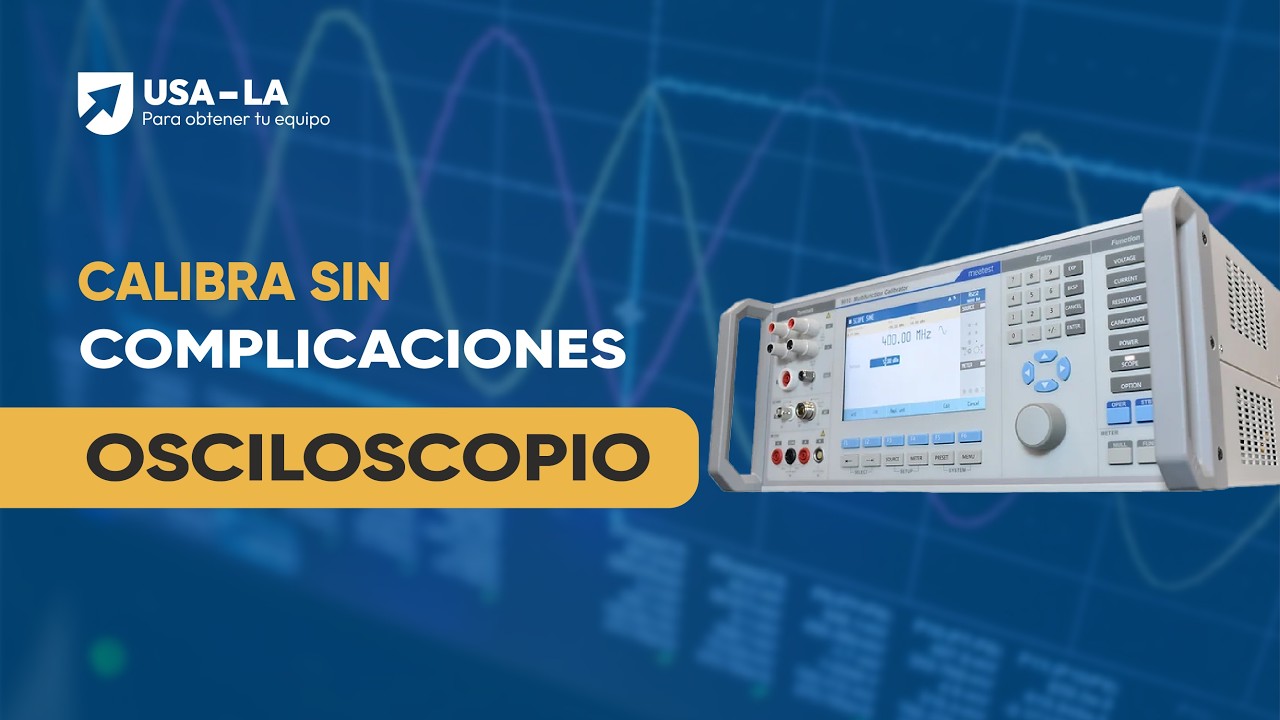 #Calibración de #osciloscopio con Meatest 9010+