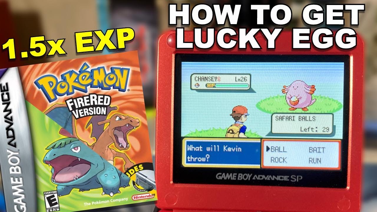 How to get the Lucky Egg in Pokemon Fire Red/Leaf Green