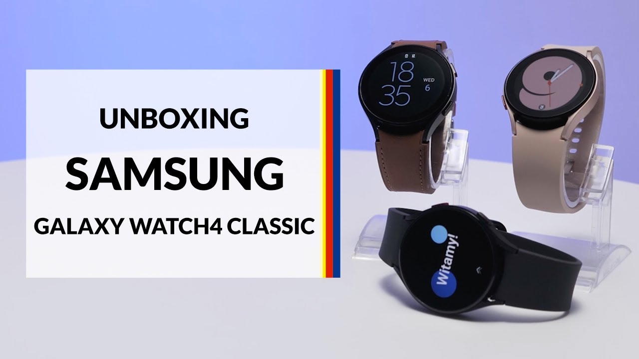 Smartwatch Samsung Galaxy Watch4 Classic &ndash; unboxing &ndash; RTV EURO AGD