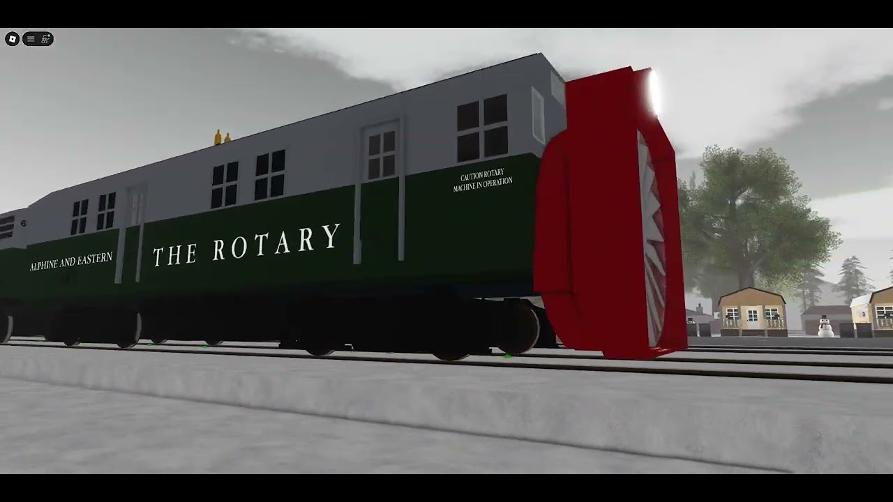 ROBLOX Railfanning at Folkston, GA S58E59: Alpine & Eastern Rotary Snowplow Timber Train