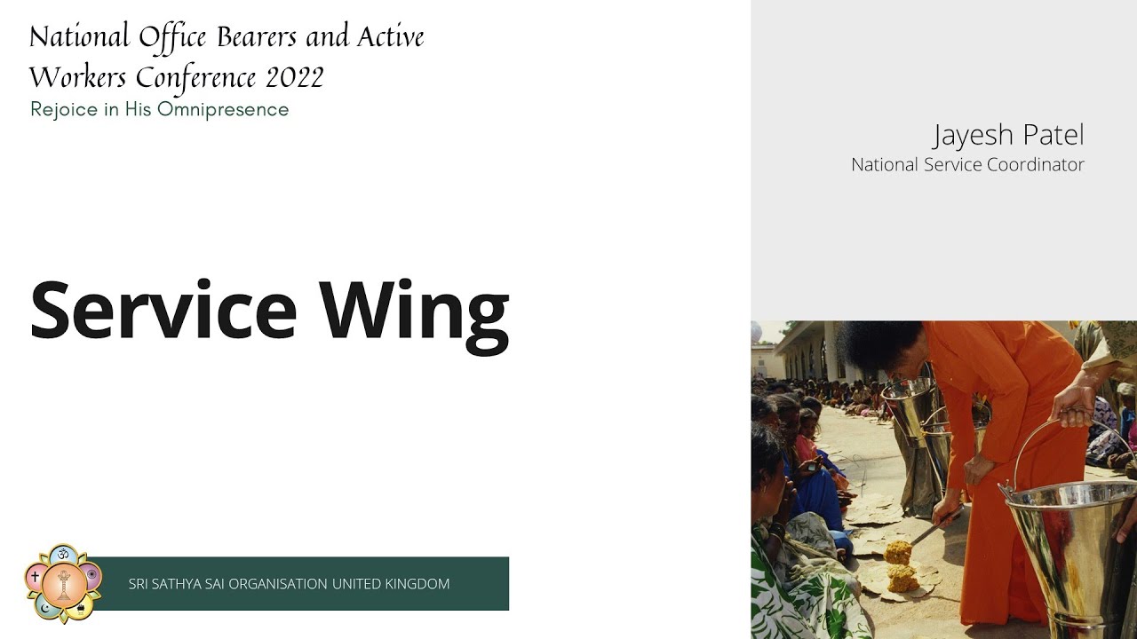 National Office Bearers and Active Workers Conference 2022 - Service Wing Presentation