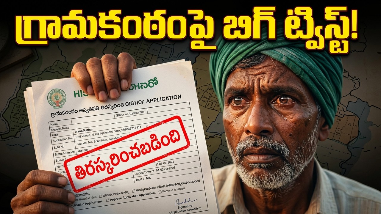 అమరావతి గ్రామకంఠంపై బిగ్ ట్విస్ట్! amaravati