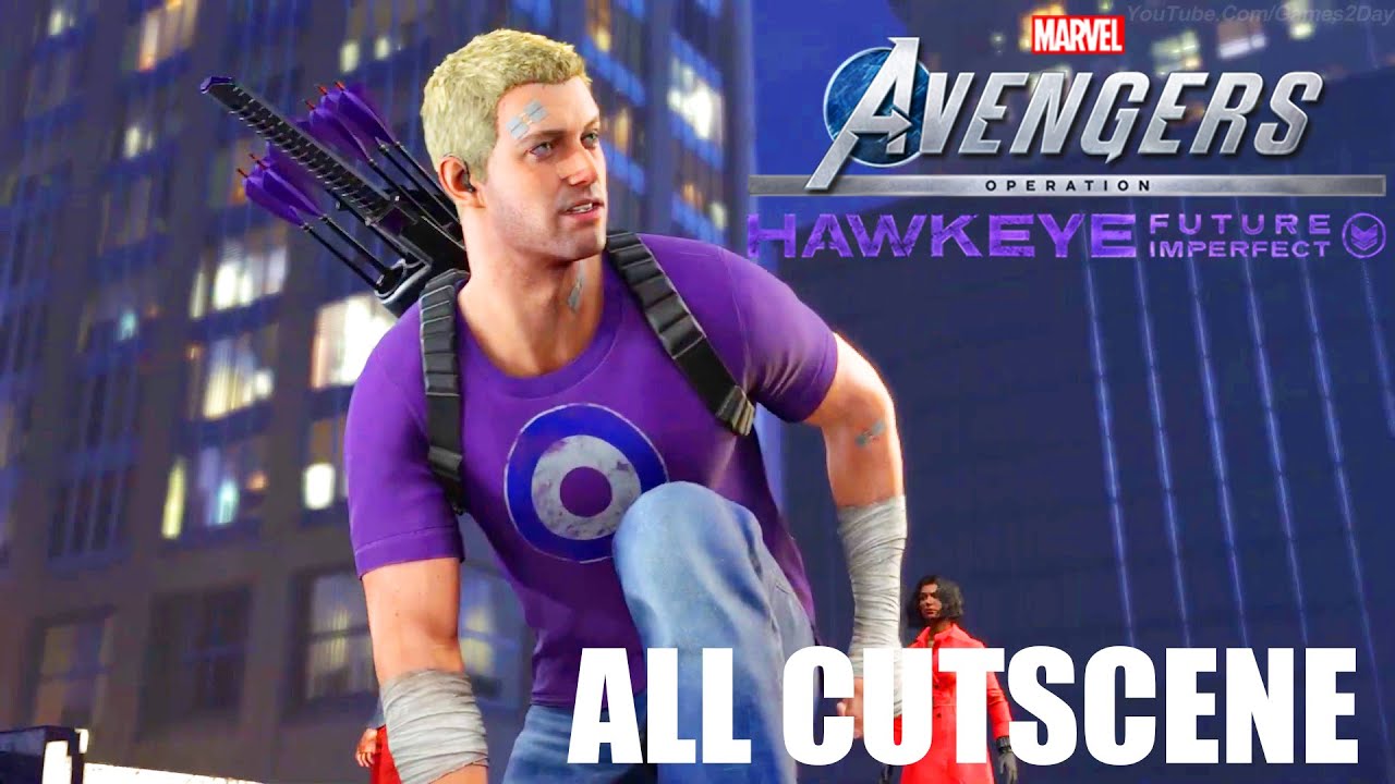 Marvel's Avengers Hawkeye DLC All Cutscenes Gameplay/ Full Movie/PC 2021 [1080P-60FPS]