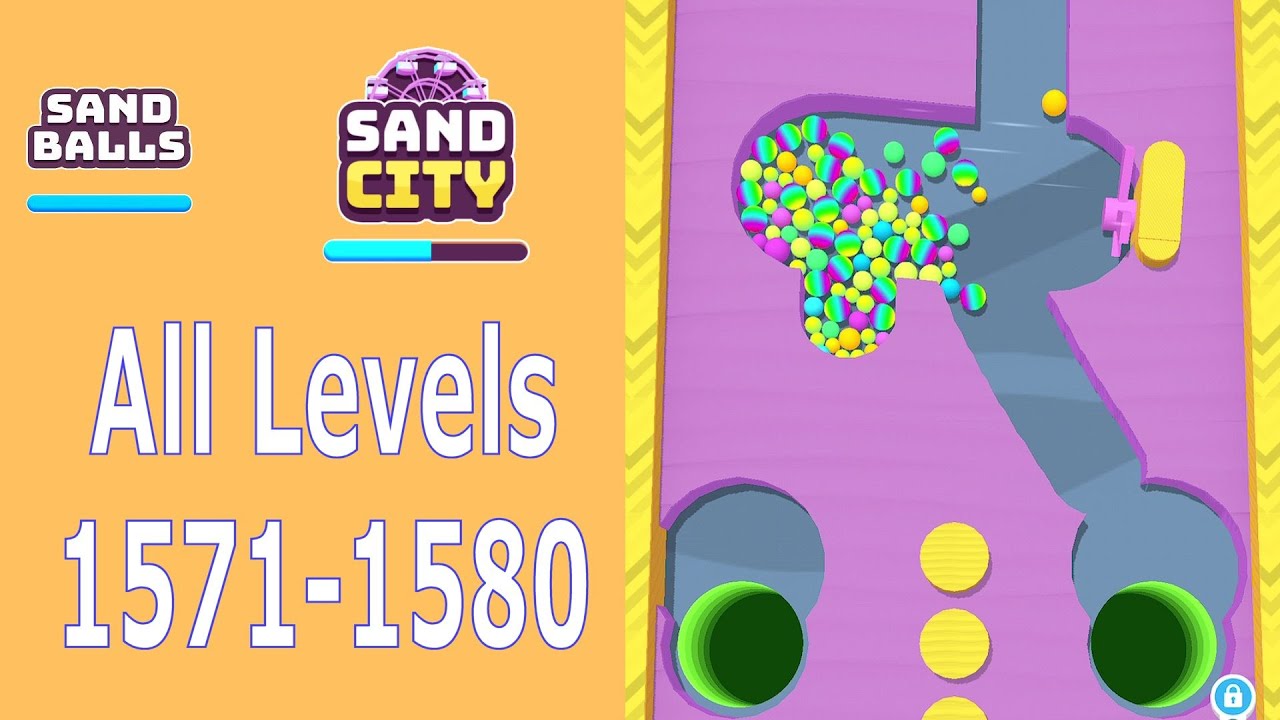 Sand Balls Levels 1571 to 1580 | SayGames | GamePlay | Sand City