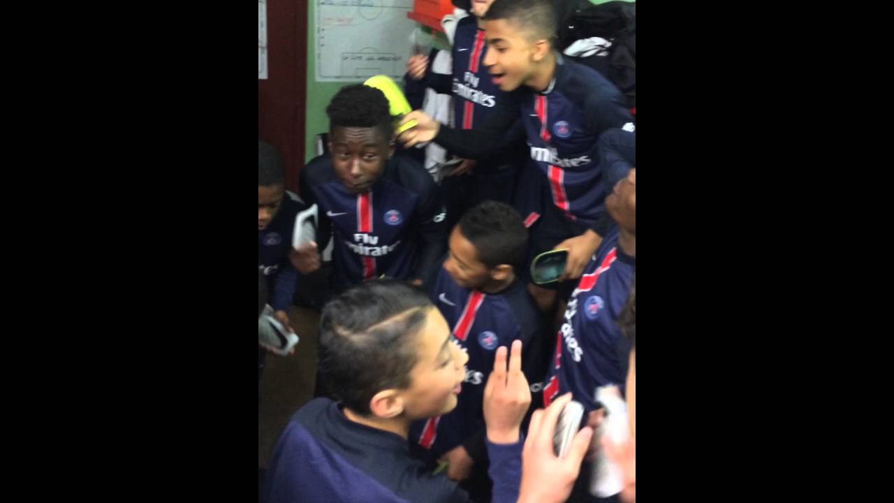 Les U14 préfo PSG chantent