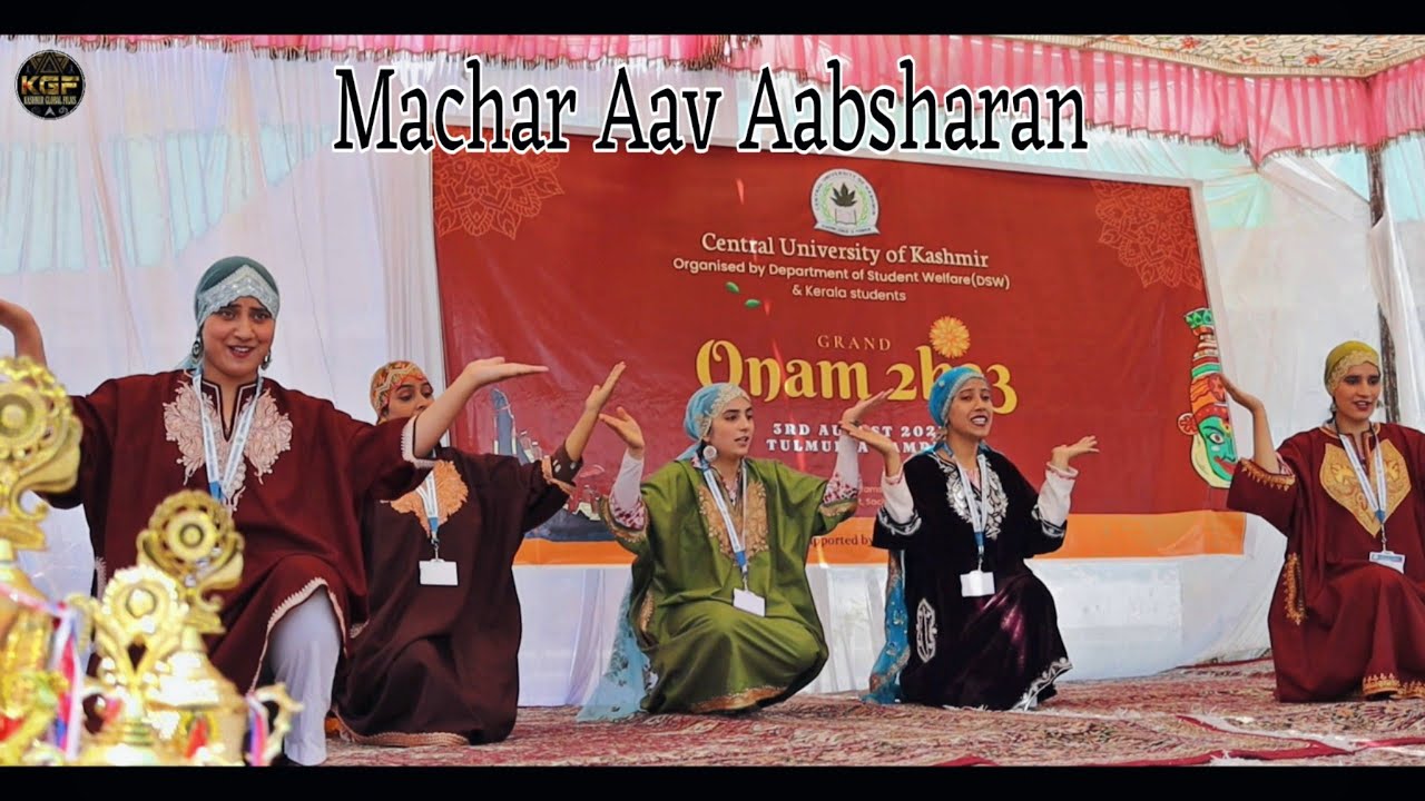 Kashmiri Girls Dancing | Machar Aav Aabsharan | Central University Of Kashmir | Superhit Song | KGF