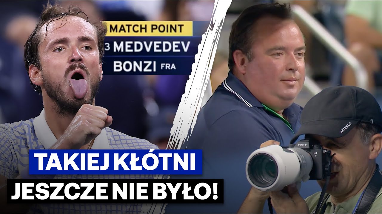 WBIEGŁ NA KORT, A TEN POKŁ&Oacute;CIŁ SIĘ&nbsp;Z SĘDZIĄ! Kuriozalna sytuacja!