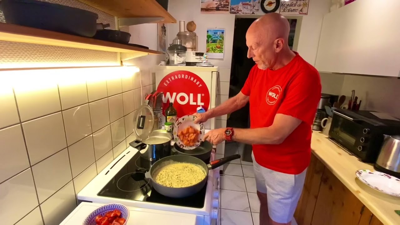 Woll Titan Best Pfannen ,schnelle Erbsen ,- Lachs Pasta 🤩