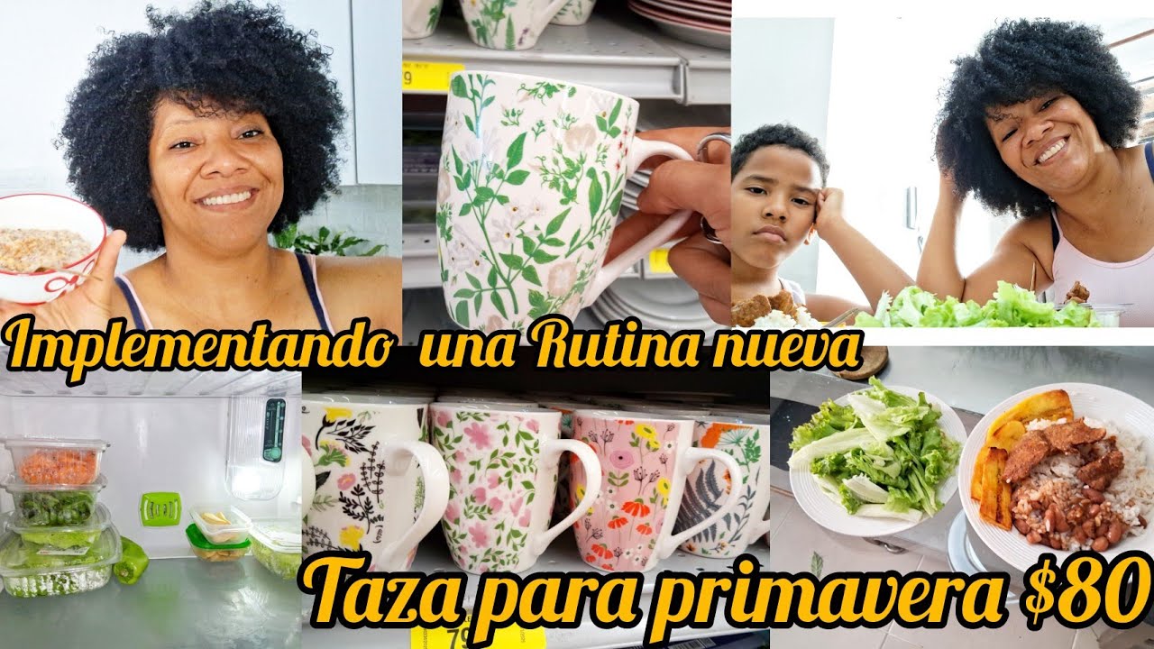 Rutina de ama de casa/tazas para primavera 