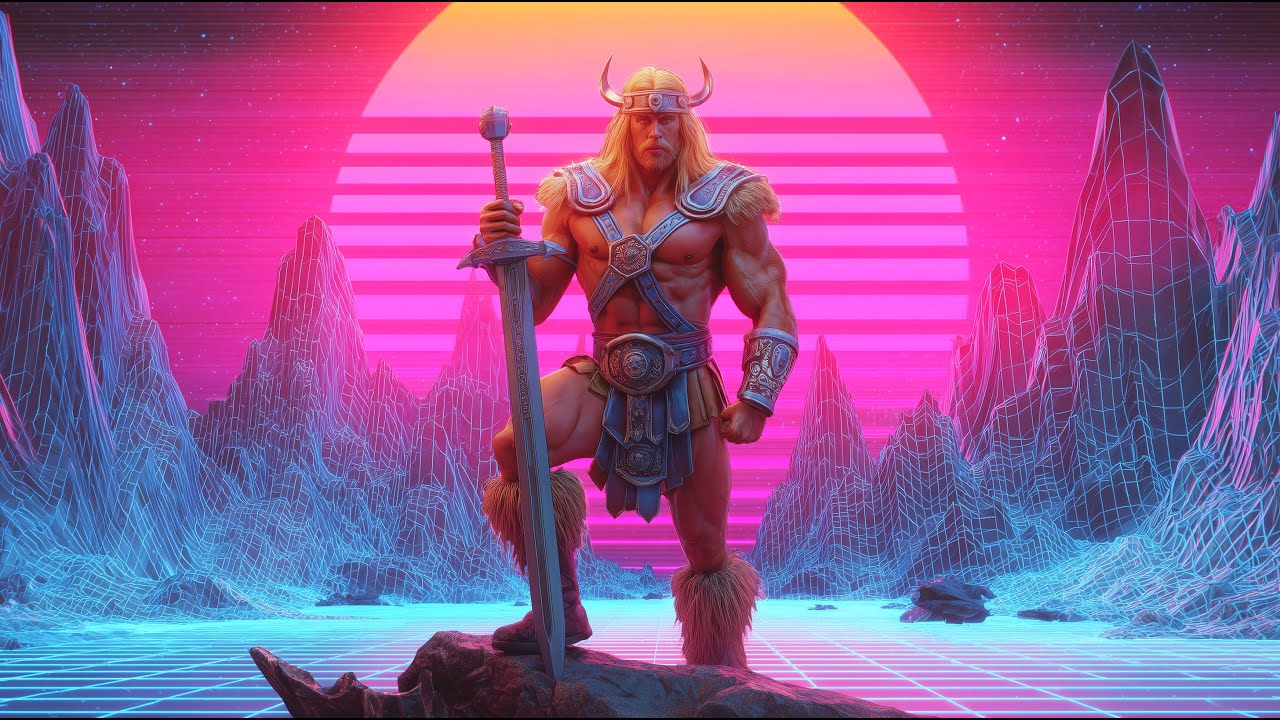 Viking of the Neon Sun | Heroic 80s Power Synthwave