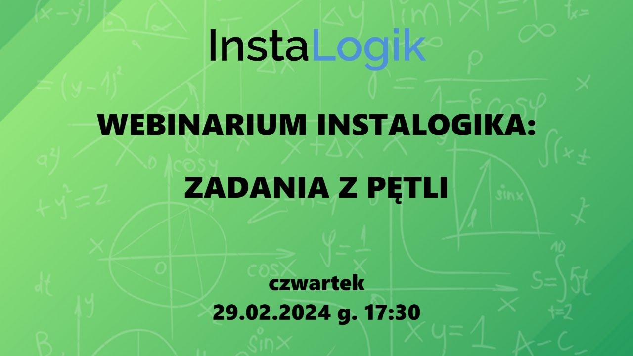 Konkurs InstaLogik - webinarium 