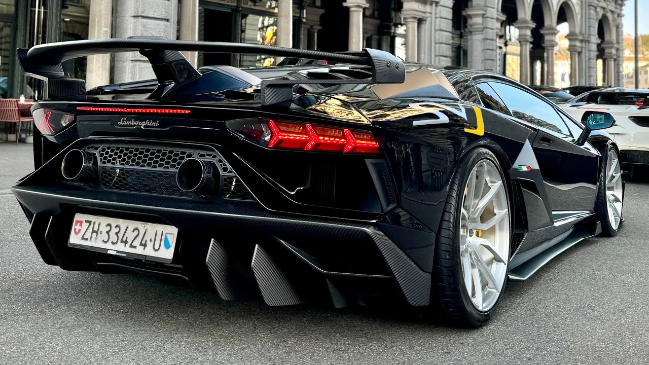 Great Lamborghini Aventador SVJ SOUND Compilation 🔥