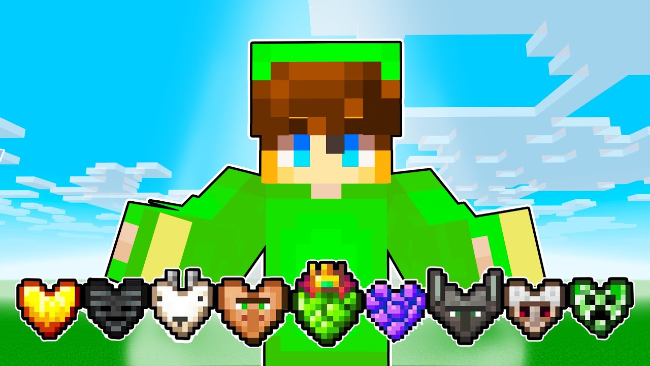 Olip Has CUSTOM HEARTS in Minecraft!