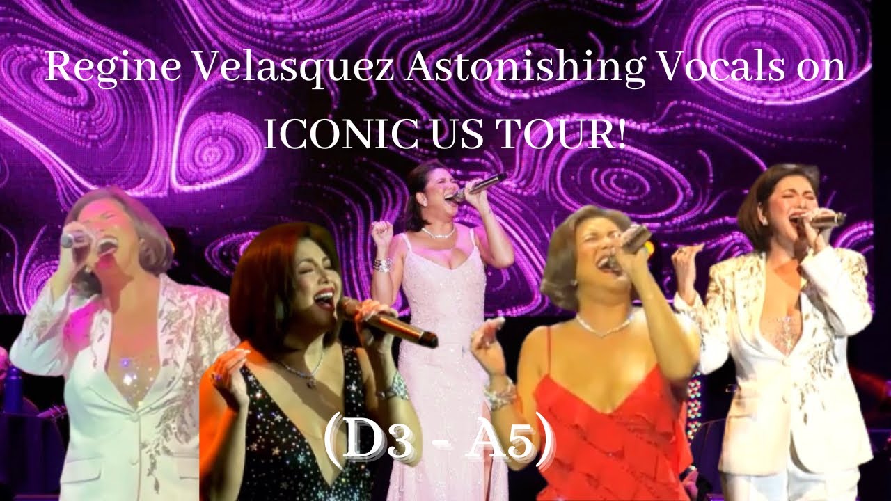 Regine Velasquez ASTONISHING Vocal Highlights | Iconic US TOUR | (D3-A5)