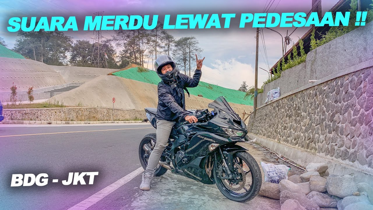 BARU BELI MOTOR ZX25R LANGSUNG DIBAWA TOURING PULANG BANDUNG - DEPOK !!! ANTI TOWING