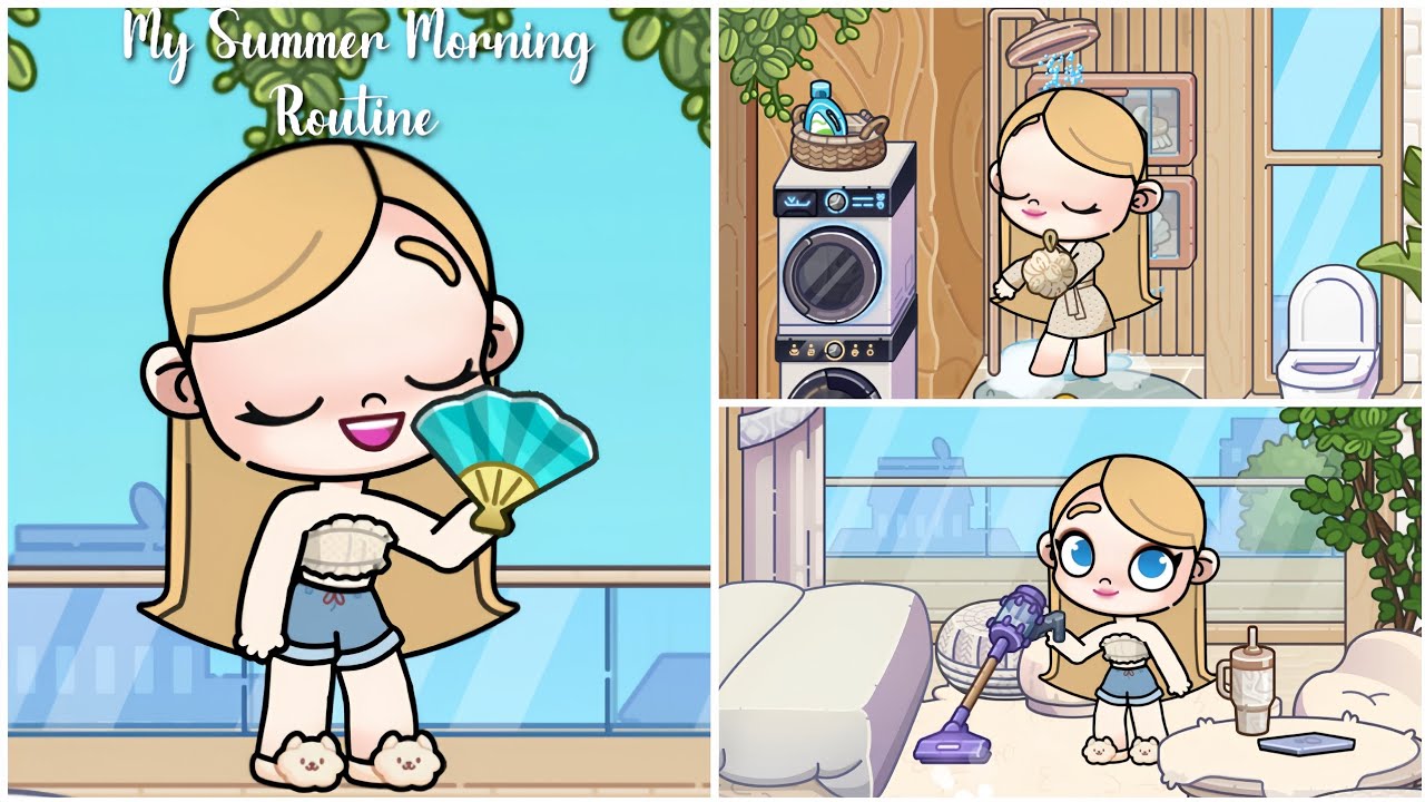 My Summer Morning Routine ☀️🌻 | Avatar World | Pazu