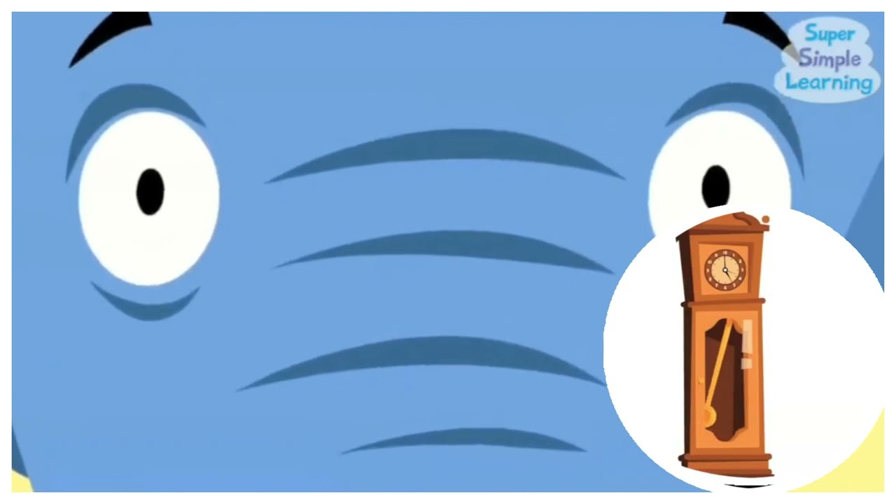 Hickory Dickory Dock  3D | Super Simple Songs
