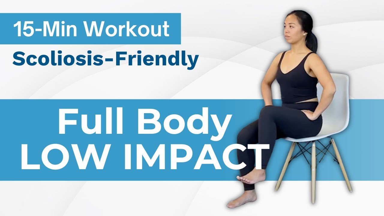 15-Min Scoliosis-Friendly LOW IMPACT Full-Body Workout (BEGINNER)