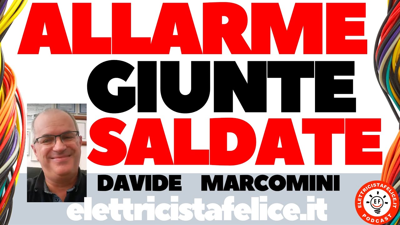 296 Giunte Allarme Saldate Sempre o vanno bene anche Nastrate?