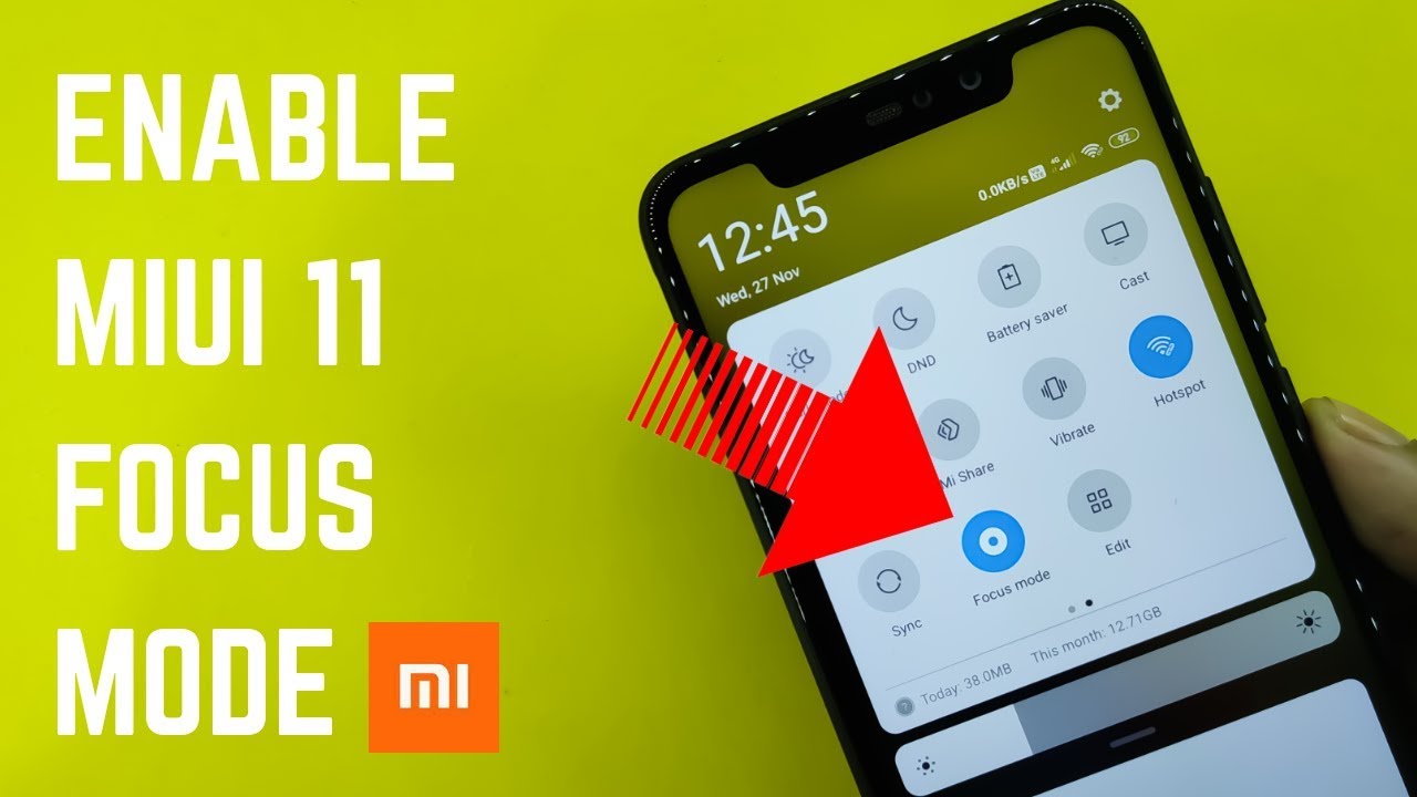 Enable Miui 11 New Focus Mode On Any Xiaomi Device | Miui 11 0.3.0