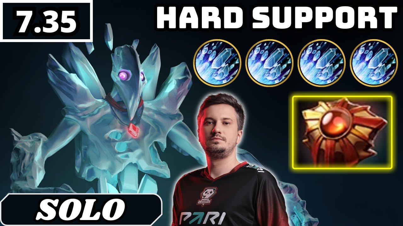 7.35 - Solo Ancient Apparition Hard Support Gameplay - Dota 2 Full Match Gameplay