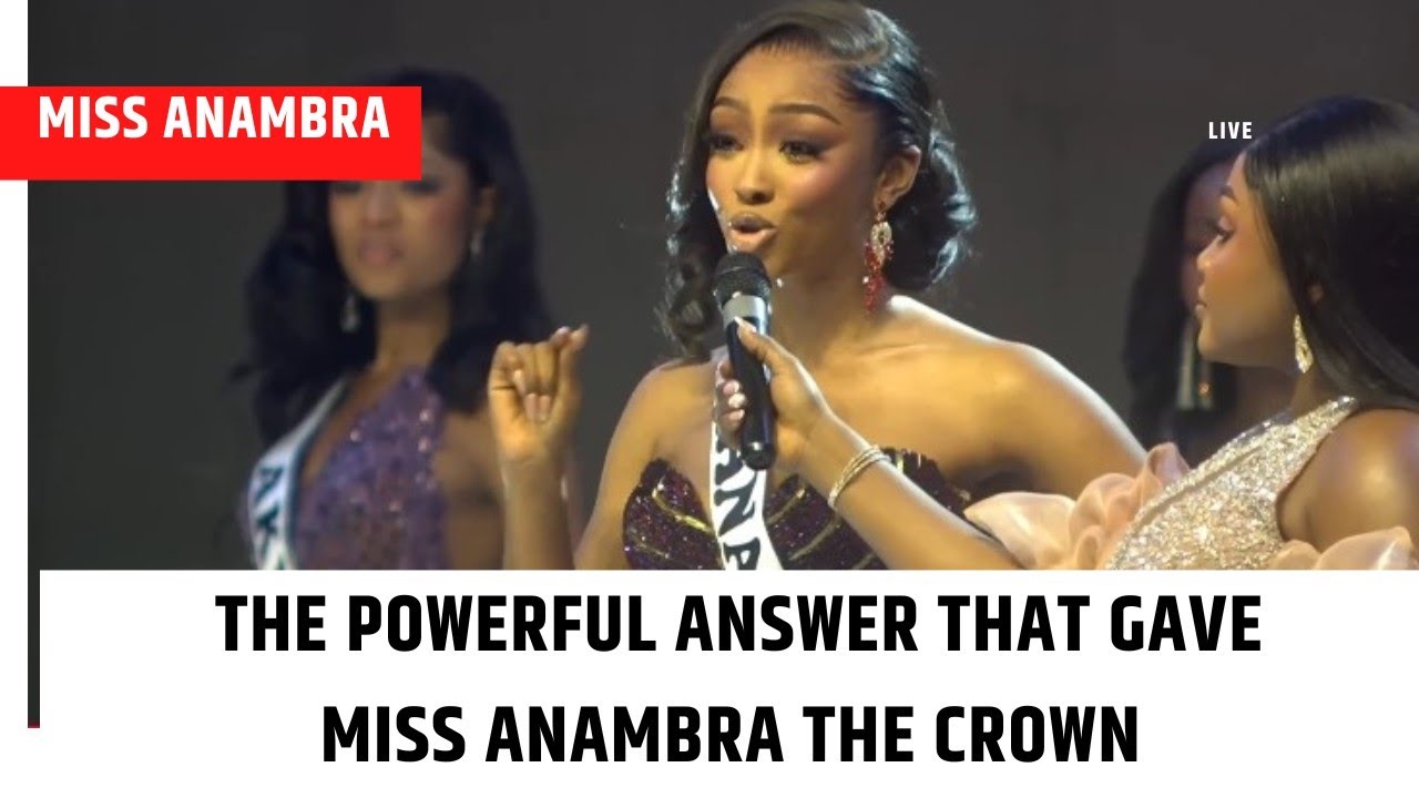 Miss Universe Nigeria 2025 Grand Finale|| The Answer That Gave Onyinyechi Basil Miss Universe Crown