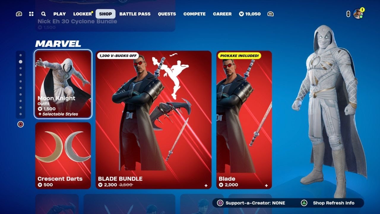 BUYING FORTNITE X MARVEL SERIES SKINS!! 19,000+ V-Bucks | Fortnite Item Shop [June 23rd, 2024]