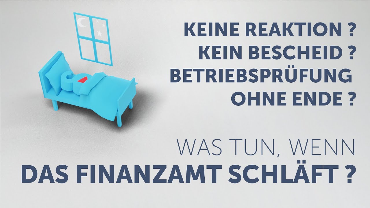Wenn das Finanzamt schläft...