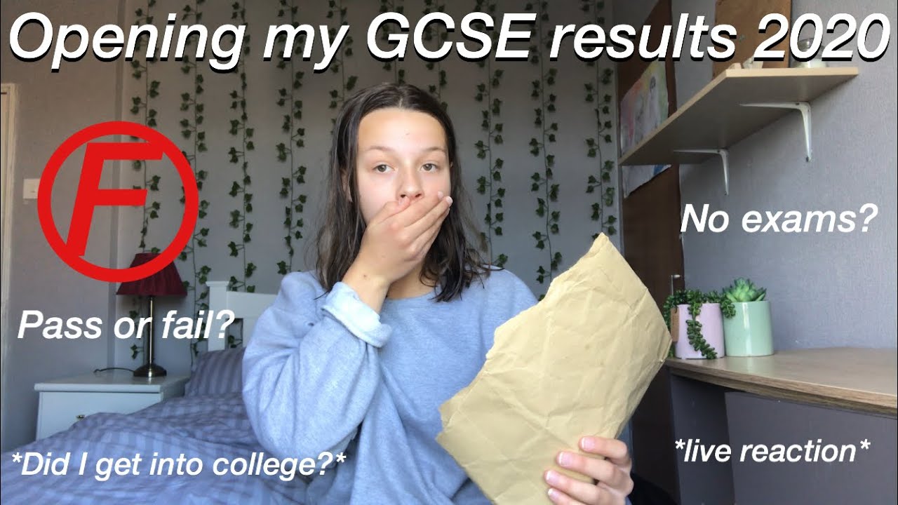 Opening my GCSE results 2020 *live reaction* {BETTER QUALITY PICTURE}