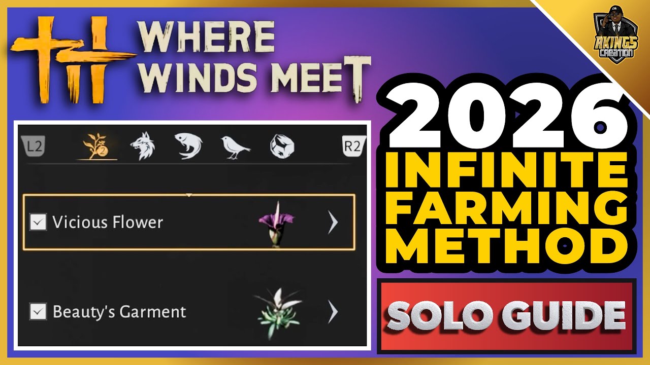 SOLO INFINITE UPGRADE MATERIALS FARM LOOP in Where Winds Meet!