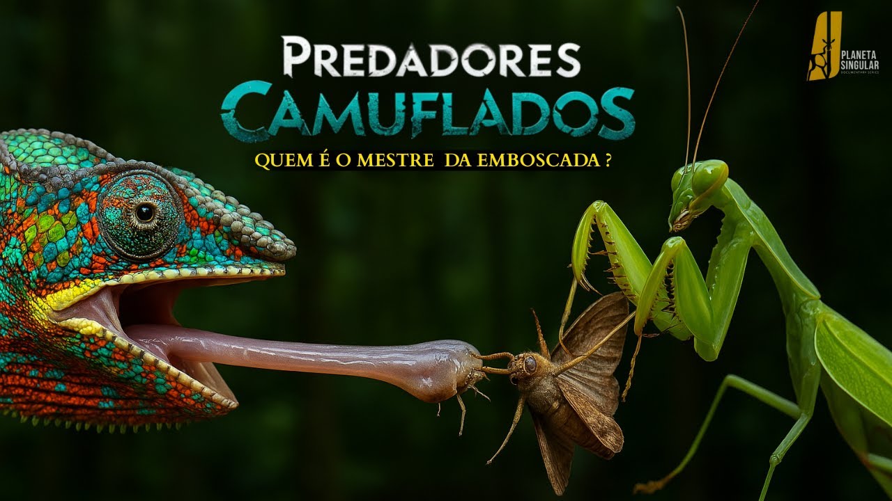 A Arte da Ca&ccedil;a: Camale&atilde;o vs Louva-a-deus - Document&aacute;rio HD 2024